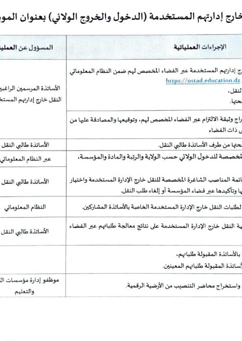 بلاغ - وزارة التربية